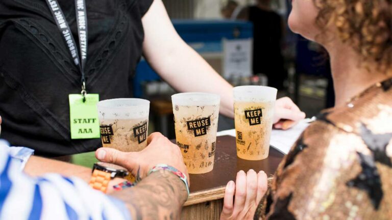 festival de bière Utilisation de Gobelet Réutilisable