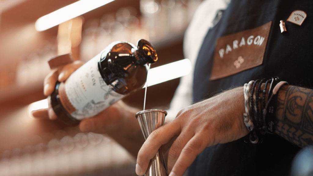 monin paragon cocktails barman